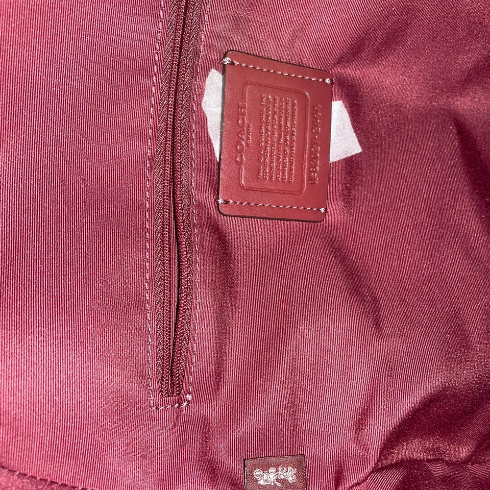 Coach Pink Leather Backpack - Picture 5 of 8